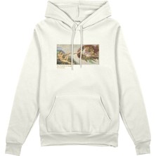 The Lucid Lab The Creation Oversize Hoodie - Beyaz