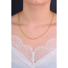 CEBECİ Cebeci 14 Ayar Burgu Zincir Altın Kolye