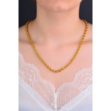 CEBECİ Cebeci 14 Ayar Burgu Zincir Altın Kolye