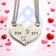 Numberrings Kalp Puzzle Kolye
