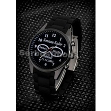 Erkek Kol Saati Kişiye Özel Isim Basklı Saat, Babalar Günü Hediyesi, Sevgiliye Doğum Günü Hediye