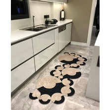 Doğuş Peluş Halı Doğuş Asimetrik Kesim S Model Dijital Baskılı Halı