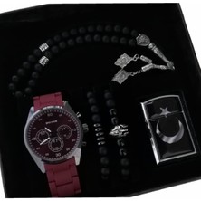 Erkek Kol Saati Erkek Saat Seti Sevgiliye Hediye Erkek Saat Kombinleri Sevgililer Günü Hediyesi