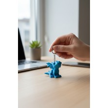 Pazarois Sevimli Bebek Ejderha Figürlü Anahtarlık