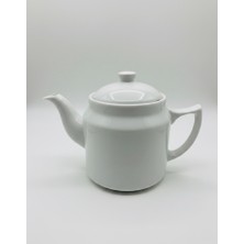 As Kamp Porselen Beyaz Büyük Boy Kahveci Demlik 1,2lt