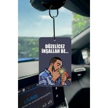 Promosyonik Düzelicez Inşallah Be Tasarımlı Oto Kokusu
