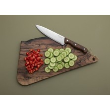 Ceviz Ağacı El Yapımı Dekoratif Sunum Kesme Tahtası