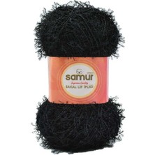 Samur Sakal Sabunluk Lif Ipliği - Premium Kese ve Sabunluk Ipi 100GRAM/100M Siyah-