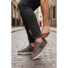 Fort 0226 Dks Keten Rahat Hafif Sneaker Erkek Ayakkabı
