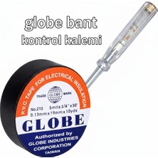 Globe Bant Siyah ve Kontrol Kalemi