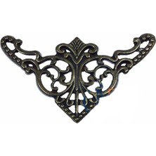 Marsilyan Dekoratif Köşe Süsü, Köşelik - Büyük, 31X55MM, Antik, 1 Adet