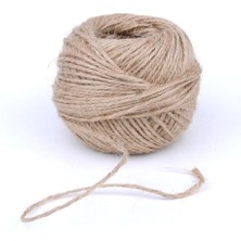 Merzümay 2 Adet Jüt Iplik 100GR Hasır Ip Kırnap Ip Çuval Ip Doğal Ip