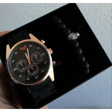 Erkek Kol Saati Sevgiliye Hediye Babalar Günü Hediyesi Erkek Saat ve Bileklik Doğum Günü Hediyesi Erkeğe Hediye