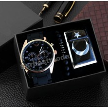 Erkeğe Hediye Erkek Kol Saati Saat Kombini Sevgiliye Hediye Doğum Günü Evlilik Yıl Dönümü Hediyesi