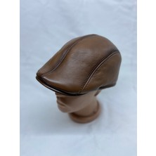 Fast Style Hakiki Deri Kasket Şapka