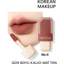 Hey.yue Jelly Tint Dondurma Lip Tint Mat & Kadife Bitiş Uzun Süre Kalıcı