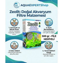 Aquawe Doğal Zeolit 500 gr - Su Berraklaştırıcı ve Koku Giderici Filtre Taşı (+File Hediye)
