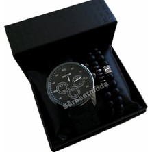 Erkek Saat Kombini Erkek Bileklik ve Kol Saati Doğum Günü Evlilik Yıl Dönümü Hediyeleri Sevgiliye Hediye Sevgililer Günü Hediyeleri