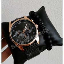 Erkek Kol Saati Sevgiliye Hediye Babalar Günü Hediyesi Erkek Saat ve Bileklik Doğum Günü Hediyesi Erkeğe Hediye