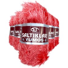 Saltıklar 5 Adet Yumoş Sakallı El Örgü Ipi Yünü 17