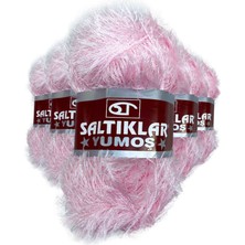 Saltıklar 5 Adet Yumoş Sakallı El Örgü Ipi Yünü 13