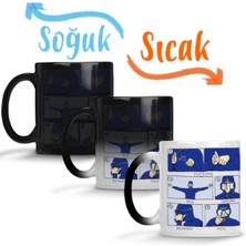 Sihirli Seri Balina Temalı Porselen Kupa Bardak, Şık ve Renkli Tasarım