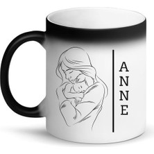 Rüya Gibi Anne Baskılı Sihirli Porselen Kupa, Sevgi Dolu Hediye