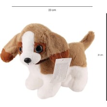 Lisinya Sesli Peluş Köpek - 2309033 - Kahverengi-Beyaz