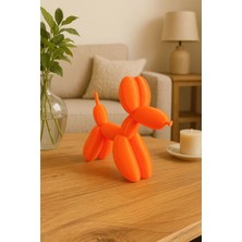 By Cael Design 3D Tasarım Balon Köpek Dekoratif Biblo - Ev / Ofis 6 x 12