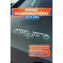 Normadia Kişiye Özel Araç Numaratörü ve Park Telefon Numaratörü Seti