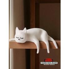 Normadia Büyük Boy Uyuyan Kedi Araba Dikiz Aynası Süsü, Şık ve Eğlenceli Tasarım