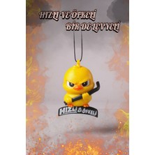 Normadia Hızlı ve Öfkeli Temalı Civciv Dikiz Aynası Süsü, Eğlenceli Araç Aksesuarı