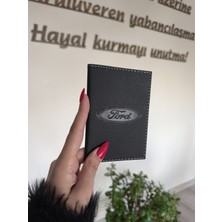 Normadia Deri Dikişli Araç Ruhsat Kılıfı, Şık ve Koruyucu Tasarım