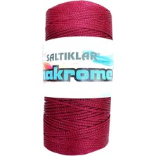 Saltıklar 1 Adet Polyester Makrome Ipi 1560 Bordo 100 gr