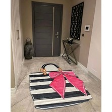 Doğuş Peluş Halı Doğuş Asimetrik Kesim Çanta Dijital Baskılı Halı