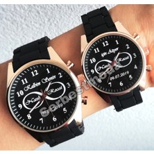 Sevgiliye Doğum Günü Hediyesi Çift Saat Kombini Isim Baskılı Kişiye Özel Saat Erkek Kadın Kol Saati Sevgili Saatleri Sevgililer Günü Hediyes