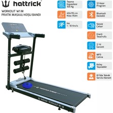 Hattrick Workout W1 M 2,5 Hp Masajlı Ve Manuel Eğimli Koşu Bandı