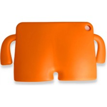 Marsilyan Samsung Galaxy Tab A9 Plus Kılıf Karakter Tablet Silikon - Turuncu