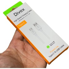Divex 2.4A Type-C Hızlı Şarj ve Data Kablosu 1m DC-102