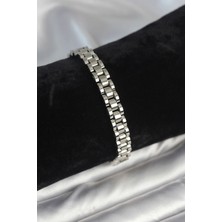 Luord Ticaret Bfs 316L Çelik Gümüş Renk 7 mm Kalınlık Erkek Bileklik