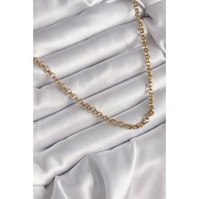 Luord Ticaret Bfs 316L Çelik Gold Renk Kadın Kolye