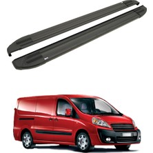 Modifiyecim Fiat Scudo (Mk2) 2006-2016 / Kısa Şasi Yan Basamak Brillant Siyah