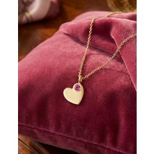 İryum 0.04 Karat Yakut Kalbimin Tek Sahibi Kolye PN1992KY