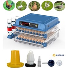 Kanonik Education 120 Yumurta Kapasiteli Tam Otomatik Kuluçka Makinesi - Civciv, Kaz, Hindi ve Ördek Yetiştiriciliği EPO-W120 Yedek Motorlu