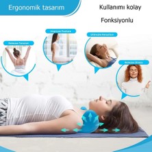 Kanonik Education Ergonomik Boyun Masaj Yastığı – Servikal Traksiyon Destekli, Omurilik Ortopedik Yastık