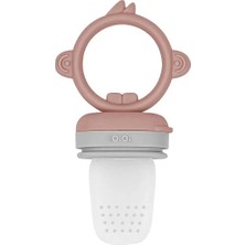 Bfs   Oioi Silikon Püre Meyve Sebze Emziği Woody Brown / Powder Grey