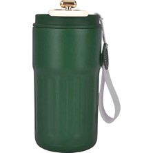 Mihi Hediyelik 316 Paslanmaz Çelik Termometreli 450 ml 6 Saat Sıcak Soğuk Tutan Çay Kahve Termosu