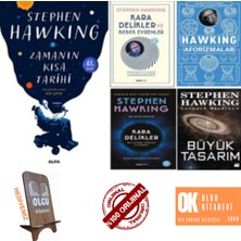 Zamanın Kısa Tarihi - Kara Delikler - Aforizmalar - Kara Delikler ve Bebek Evrenler - Büyük Tasarım / 5 Kitap