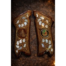 Sözler Savunma Luger P08 Makara Parabellum Işlemeli Kabze