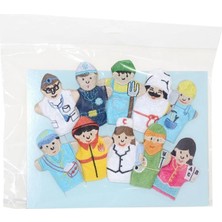 Bfs  AND-5197 Meslekler Parmak Kukla 10'lu -Anadolu Oyuncak